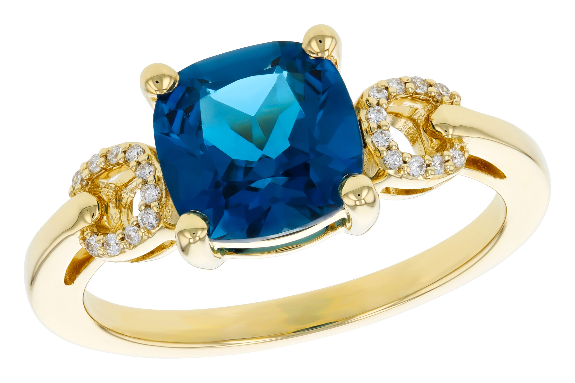 K302-75135: LDS RG 2.16 LONDON BLUE TOPAZ 2.21 TGW (8MM LBT)