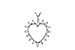 L033-66990: HEART PENDANT .23 TW