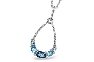 L214-58771: NECK 1.76 BLUE TOPAZ 1.96 TGW