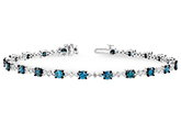 L215-51490: BRACELET 3.00 BLUE DIA 4.05 TW