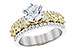 L216-40599: LDS SEMI DIA RG 1.06 YELL DIA 1.50 TW