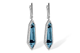 L217-30562: EARR 5.25 LONDON BLUE TOPAZ 5.67 TGW