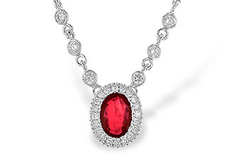 L217-34199: NECK .70 RUBY .94 TGW (17")