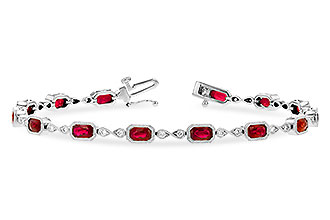 L300-03353: BRACELET 4.50 RUBY 4.82 TGW