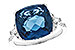 L300-95171: LDS RG 9.00 LONDON BLUE TOPAZ 9.25 TGW (12MM LBT)