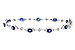 L301-83353: BRACELET 2.31 SAPPHIRE 2.50 TGW (7")