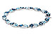 L301-84244: BRACELET 12.20 BLUE TOPAZ 12.50 TGW (7")