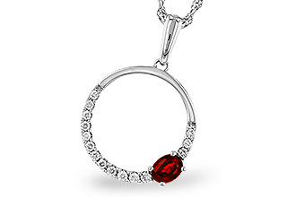 L301-85108: NECKLACE .26 RUBY .41 TGW