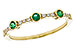 L301-85135: LDS WED RG .11 EMERALD .20 TGW