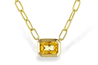 L301-87890: NECKLACE .86 CITRINE (18")