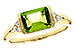 L301-88762: LDS RG 1.52 PERIDOT 1.61 TGW (8X6MM PER)