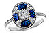 L301-88808: LDS RG .56 TW SAPPHIRE .86 TGW