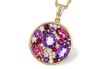 L301-88817: NECK 1.83 TW SEMI-PRECIOUS (P.TOUR, AMY) 2.00 TGW
