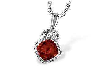 M210-98780: NECK 1.09 GARNET 1.10 TGW