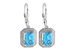 M214-57826: EARR 2.20 BLUE TOPAZ 2.36 TGW
