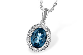 M216-37835: NECK 1.28 LONDON BLUE TOPAZ 1.41 TGW