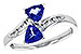 M217-27908: LDS RG .77 TW TANZANITE .90 TGW