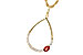 M217-35144: NECK .19 GARNET .28 TGW