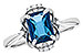 M300-03308: LDS RG 1.70 LONDON BLUE TOPAZ 1.76 TGW