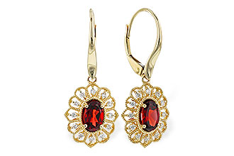 M300-94271: EARR 1.08 TW GARNET 1.24 TGW (6x4MM GAR)