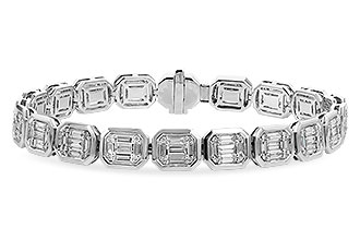 M300-98817: BRACELET 2.50 BAG 2.80 TW (7")