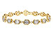 M301-82417: BRACELET 1.02 BAG 1.30 TW