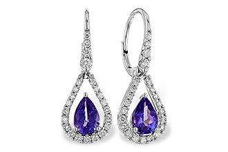 M301-83317: EARR 1.48 TW TANZANITE 1.98 TGW (7x5 PEAR)
