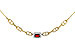 M301-84217: NECK .63 GARNET .75 TGW (6x4MM E.C. GAR / 18")