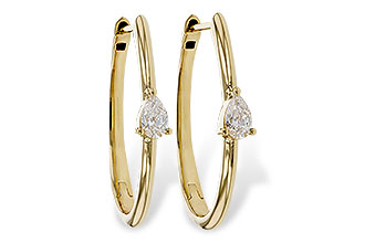 M301-84226: EARRINGS .45 TW PEAR DIAMONDS