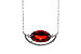 M301-84244: NECKLACE 1.94 GARNET 2.08 TGW (10x6MM GAR / 18")