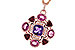 M301-85099: NECKLACE 2.76 SEMI-PREC (AM,GT,PT) 2.82 TGW