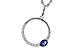 M301-85108: NECKLACE .28 SAPPHIRE .43 TGW