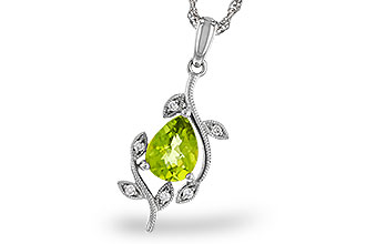 M301-85135: NECKLACE 1.16 PERIDOT 1.21 TGW (8x6MM PER)