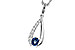 M301-87826: NECKLACE .38 SAPP .54 TGW (5x4 SAPP)
