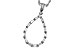 M301-87844: NECKLACE .27 BAG .28 TW