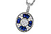 M301-88808: NECKLACE .56 TW SAPPHIRE .80 TGW