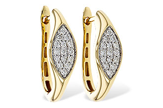 M301-89644: EARRINGS .25 TW