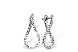 M302-73326: EARRINGS .50 TW