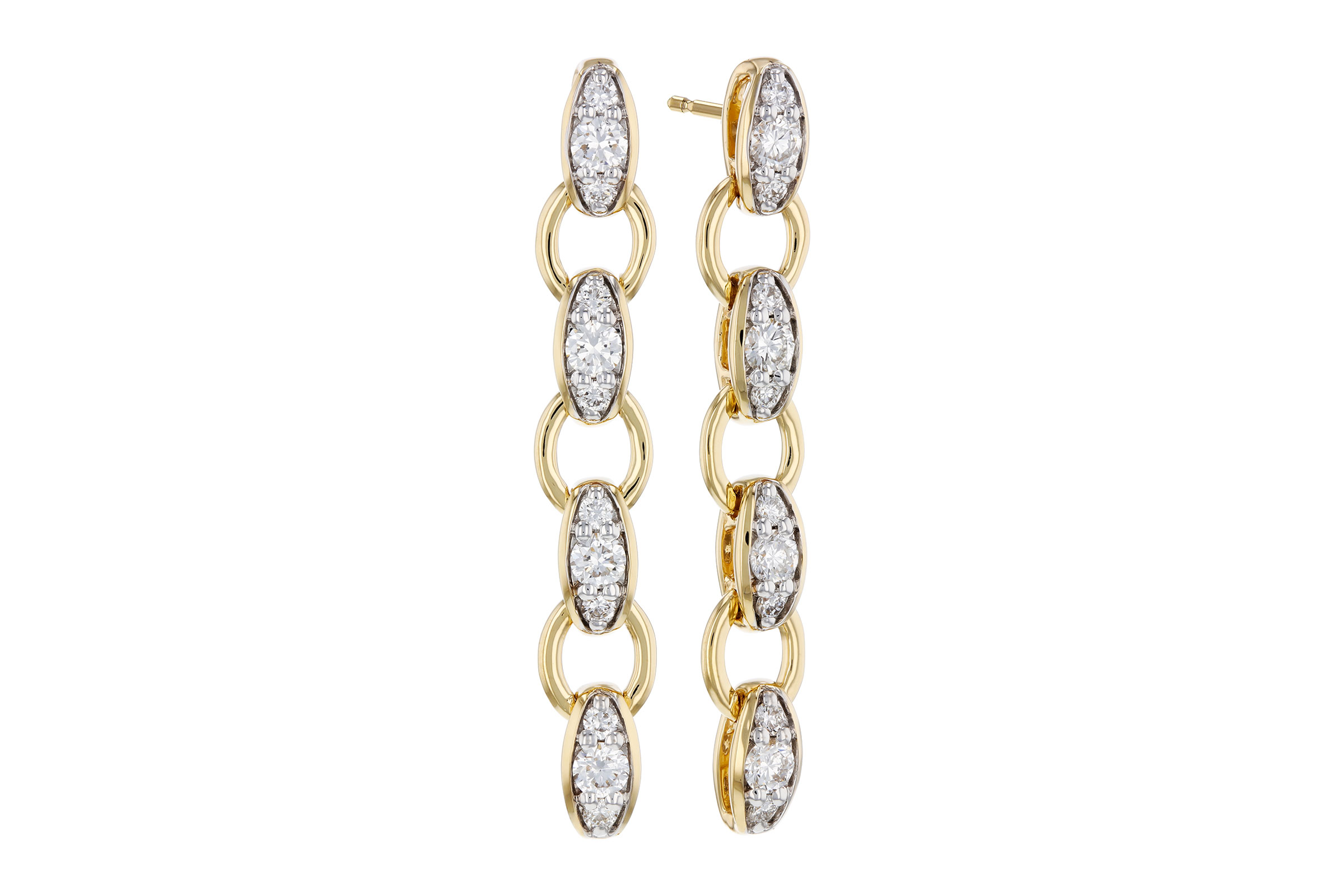 M302-74271: EARRINGS .65 TW