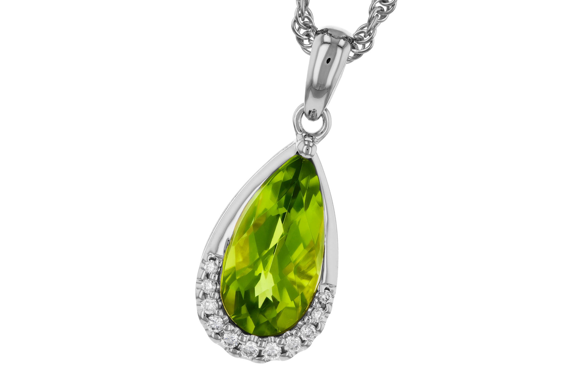 M302-75108: NECK 1.94 PERIDOT 2.00 TGW (12x6MM PS)
