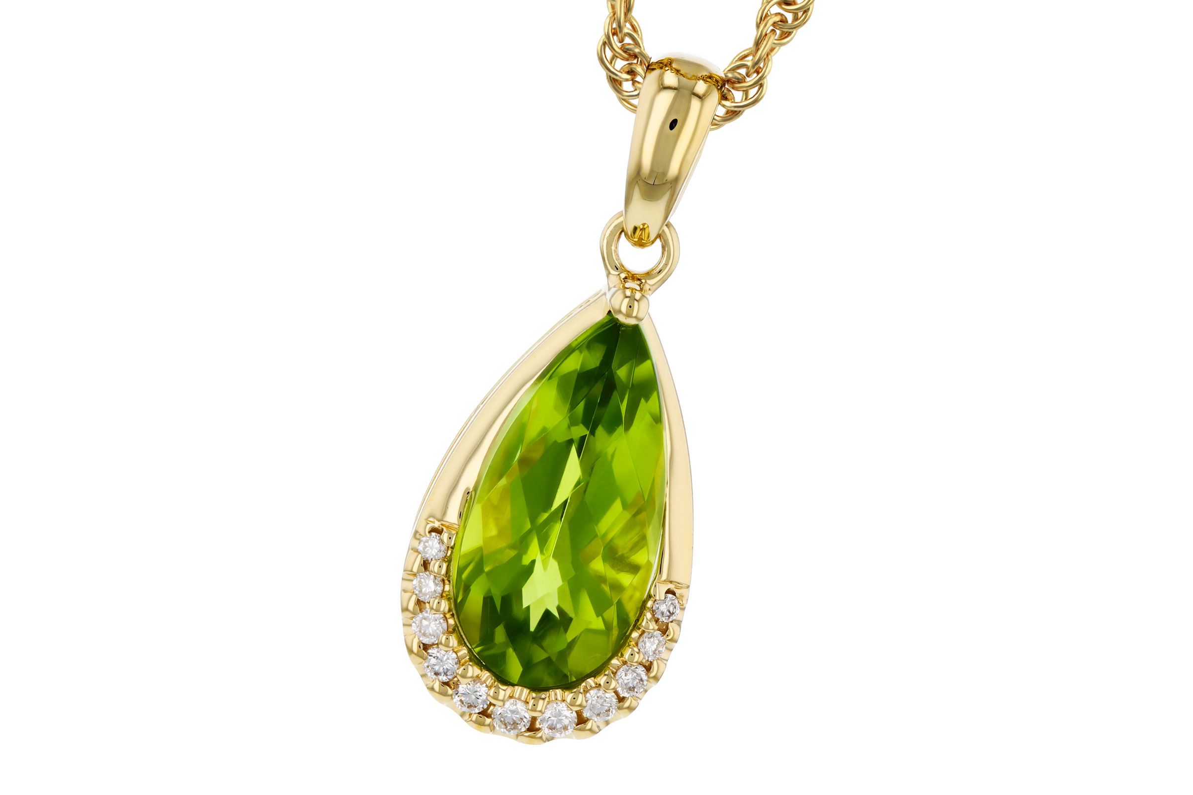 M302-75108: NECK 1.94 PERIDOT 2.00 TGW (12x6MM PS)