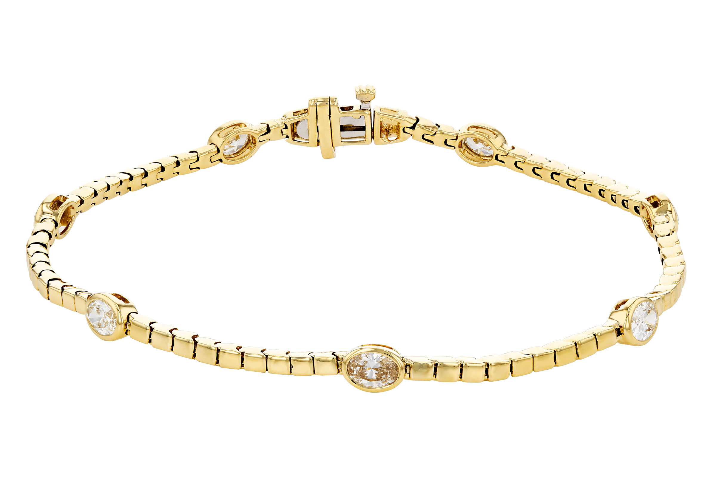 M302-75153: BRACELET 1.30 TW OVAL DIA (7")